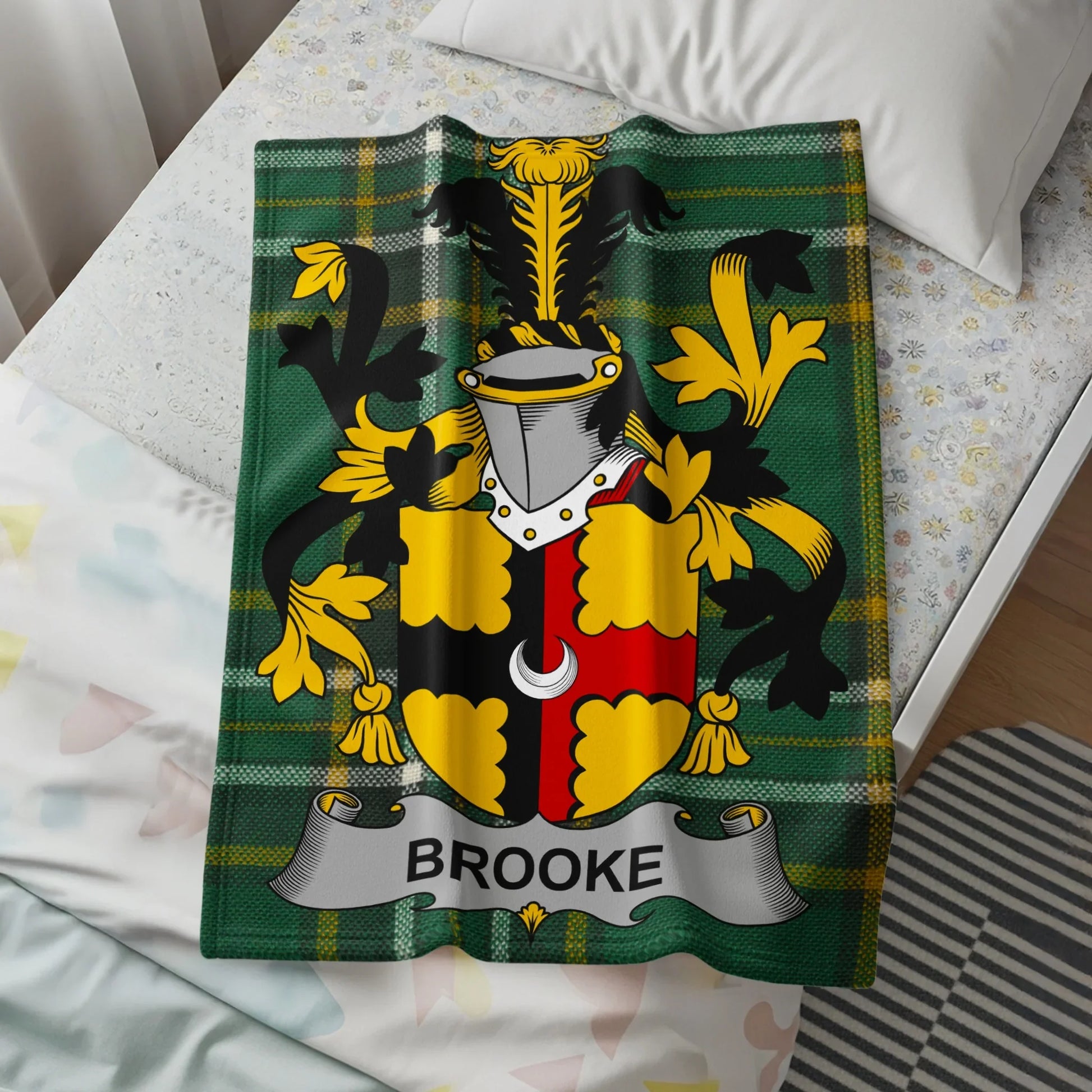 Family Crest Personalized Brooke Throw Blanket product