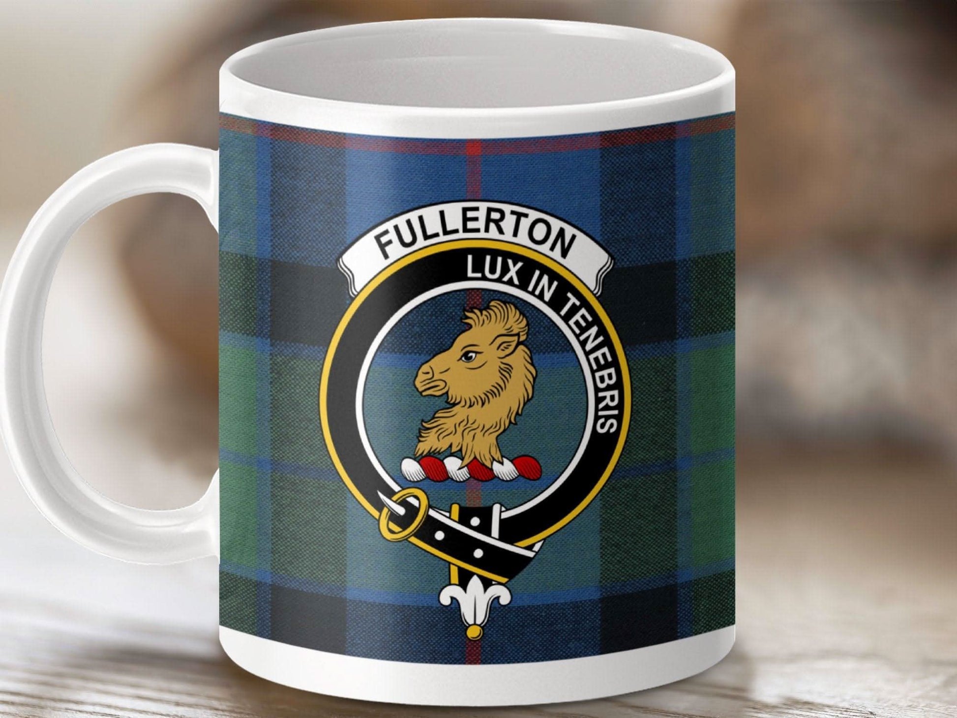 Fullerton Lux In Tenebris Clan Crest Mug Product