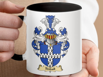 Clan Tindall Scottish Coat of Arms Mug - Living Stone Gifts