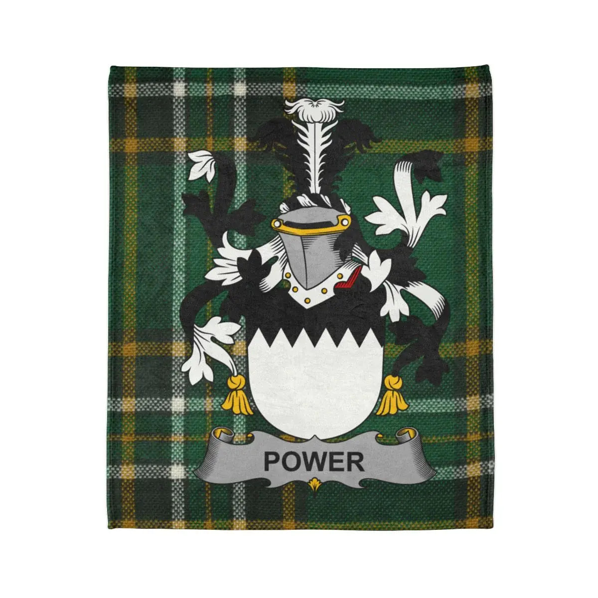 Unique Family Crest Tartan Blanket Design product