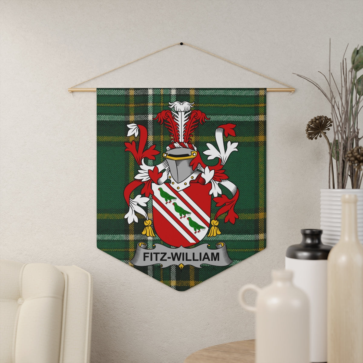 Fitz-William Scottish Plaid Wall Hanging Decor product type