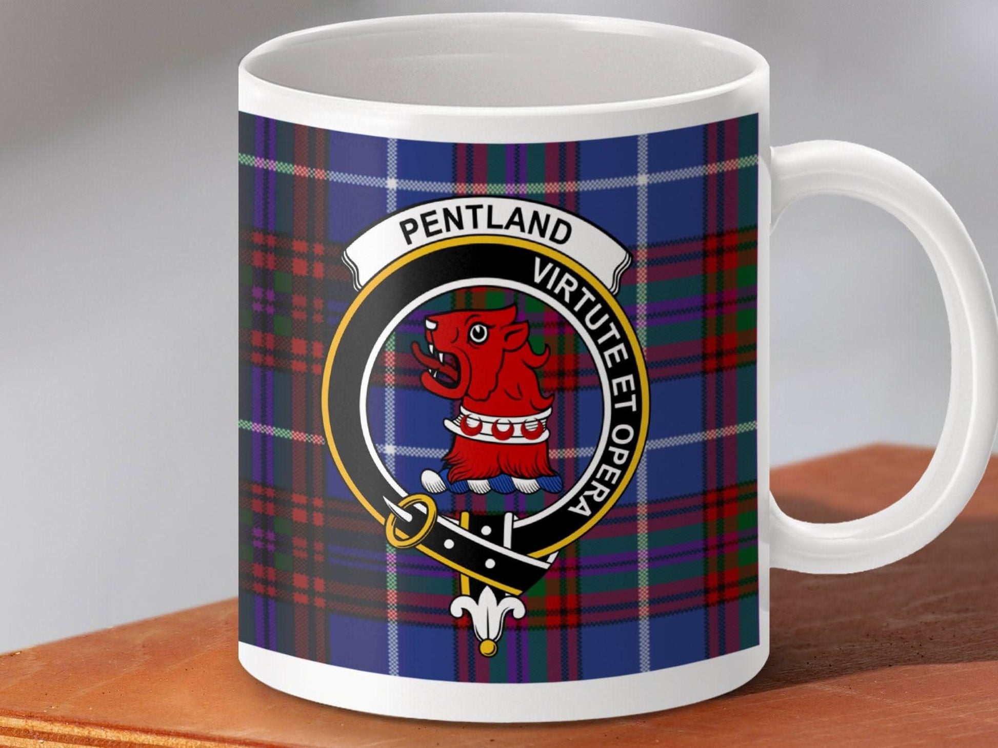 Pentland Virtute et Opera Tartan Mug product type
