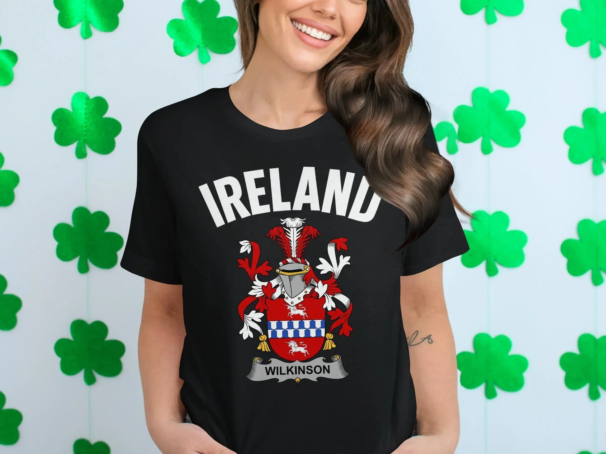 Ireland Wilkinson Family Crest Design T-shirt product type