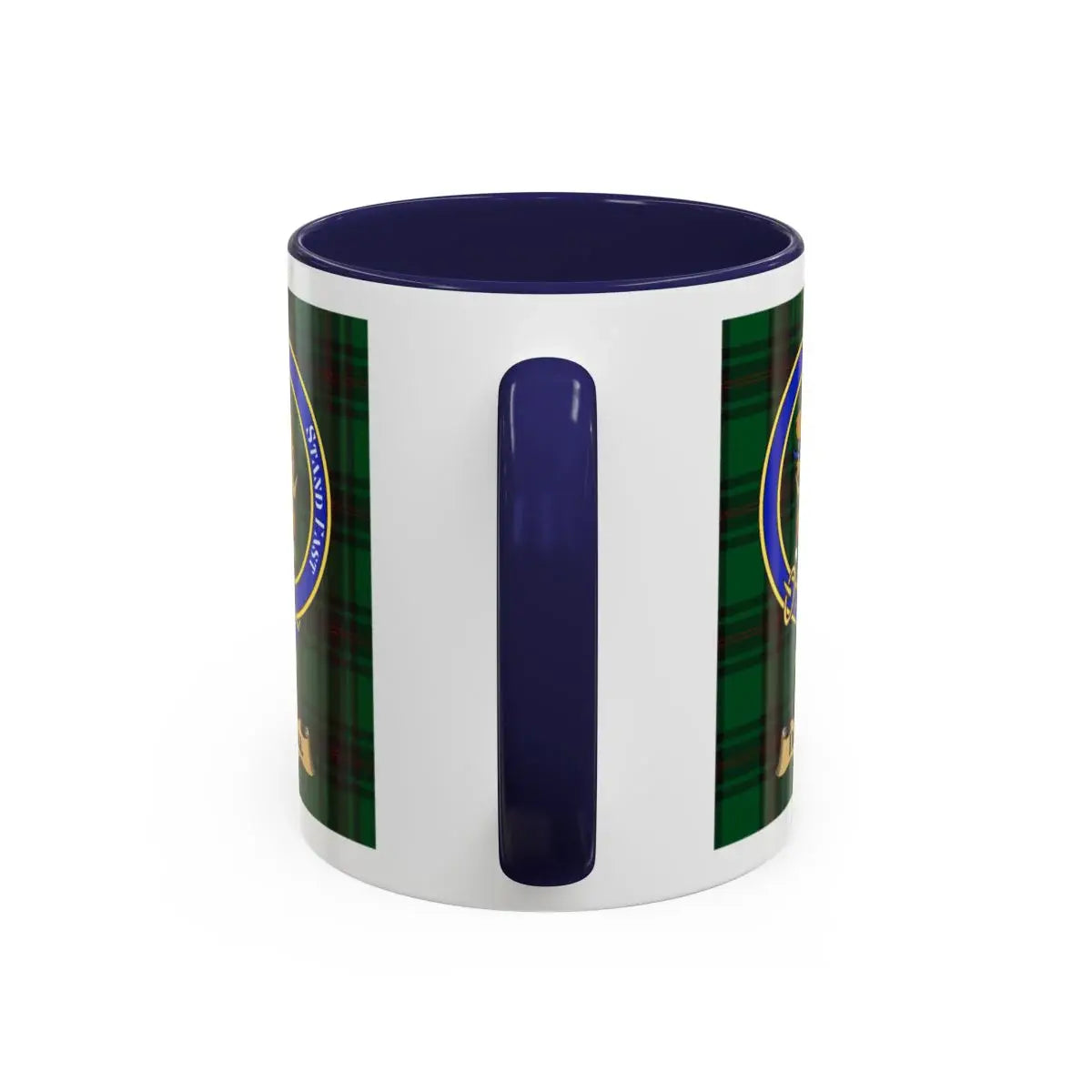 Unique Ceremonial Crest Design Ceramic Mug