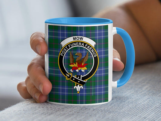 Scottish Clan Mow Crest Tartan Mug - Living Stone Gifts