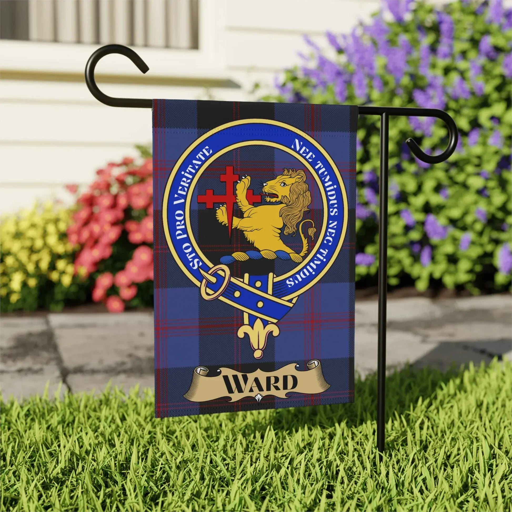 Ward Family Crest Garden Flag Decorative Product