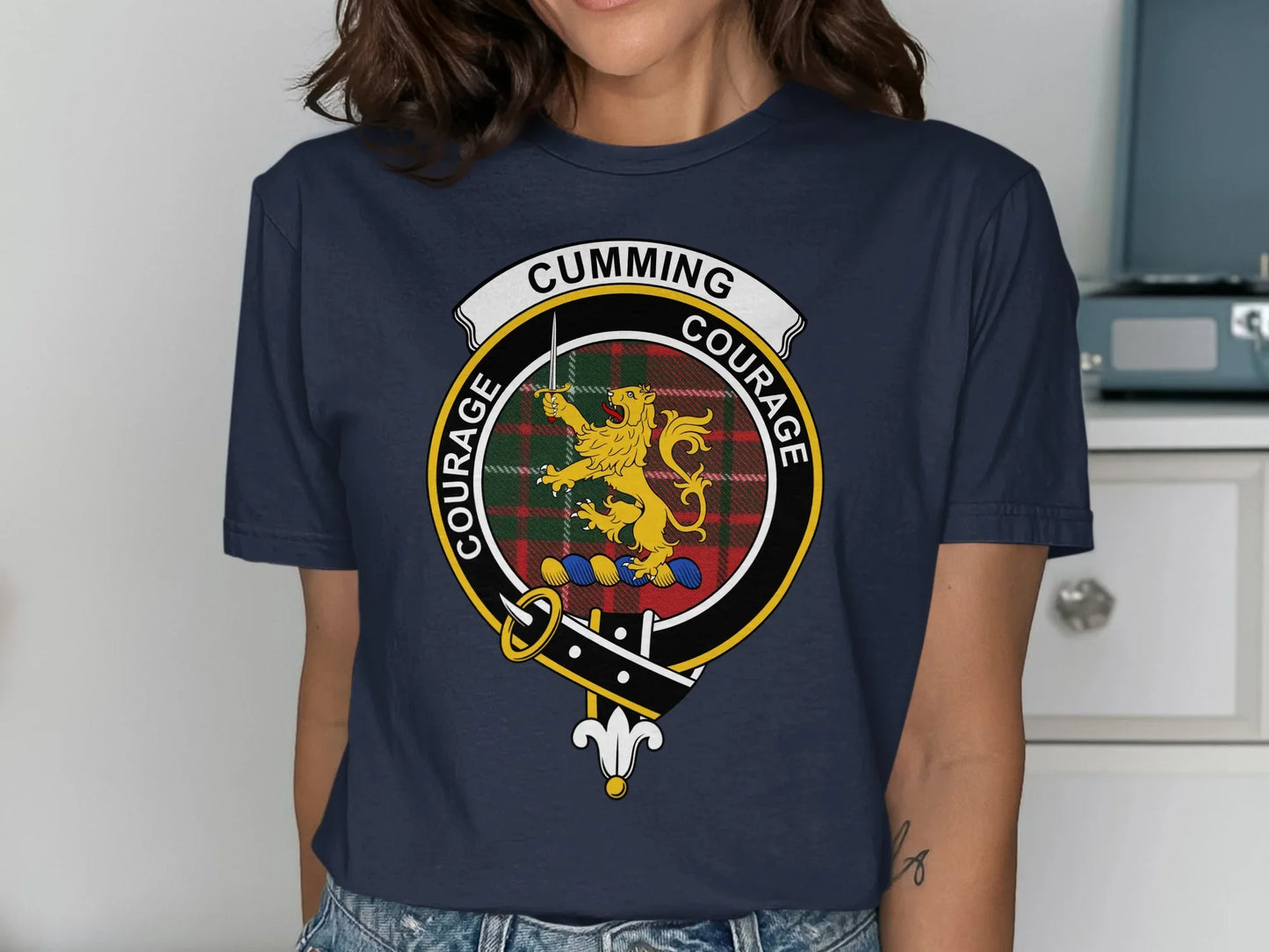 Courage Cumming Crest Graphic Tee Shirt product type