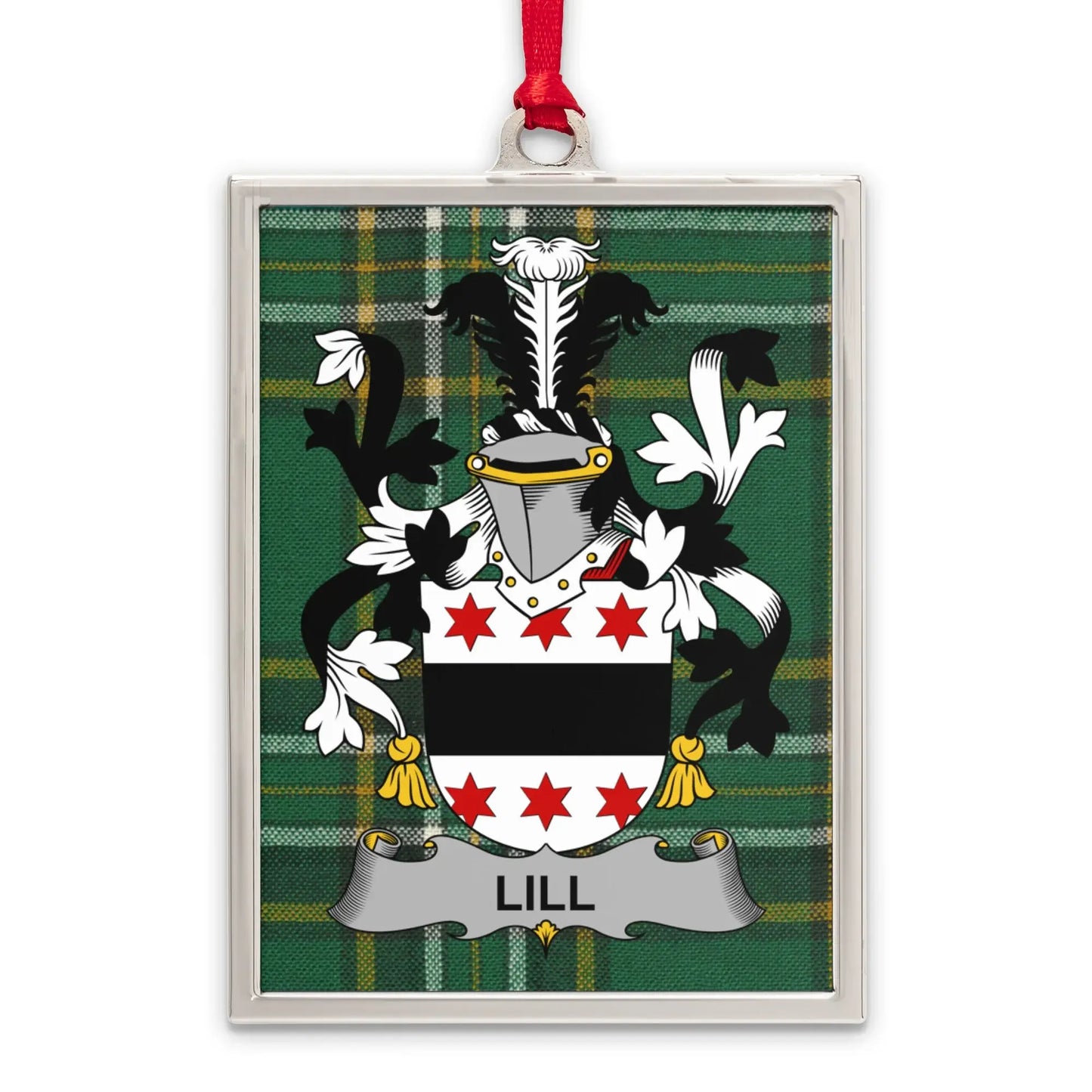 Family Coat of Arms Plaid Pattern Wall Art product type