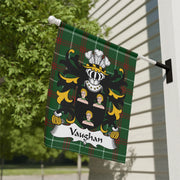 Vaughan Welsh Family Crest Garden Flag | Tartan Heritage Gift