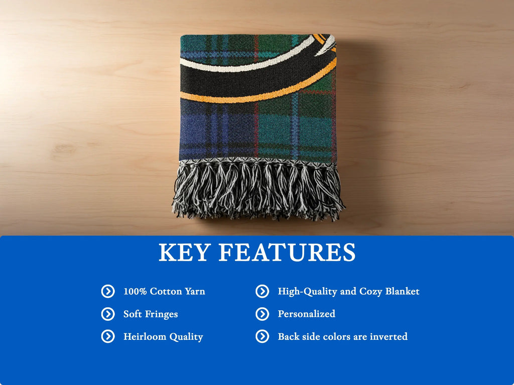 High-Quality and Cozy Blanket with Soft Fringes