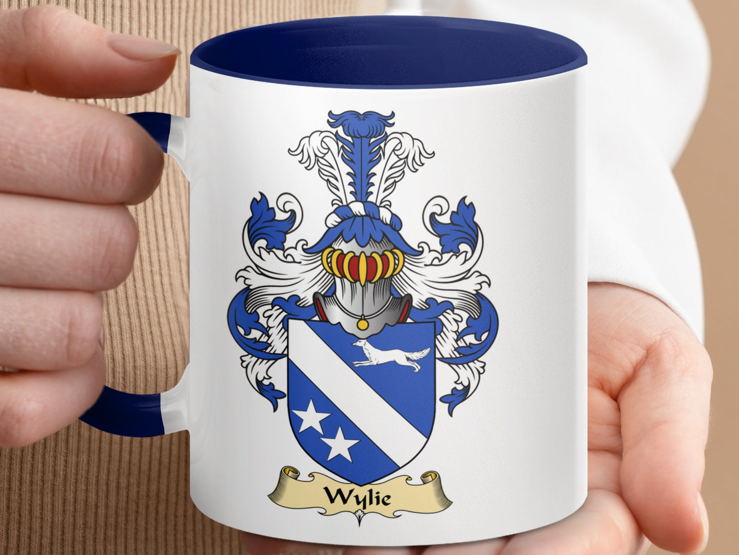 Clan Wylie Scottish Coat of Arms Mug - Living Stone Gifts