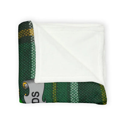 Soft Comfortable Green and Plaid Design Blanket product type