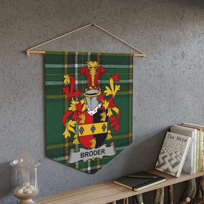 Scottish Clan Broder Plaid Wall Hanging product