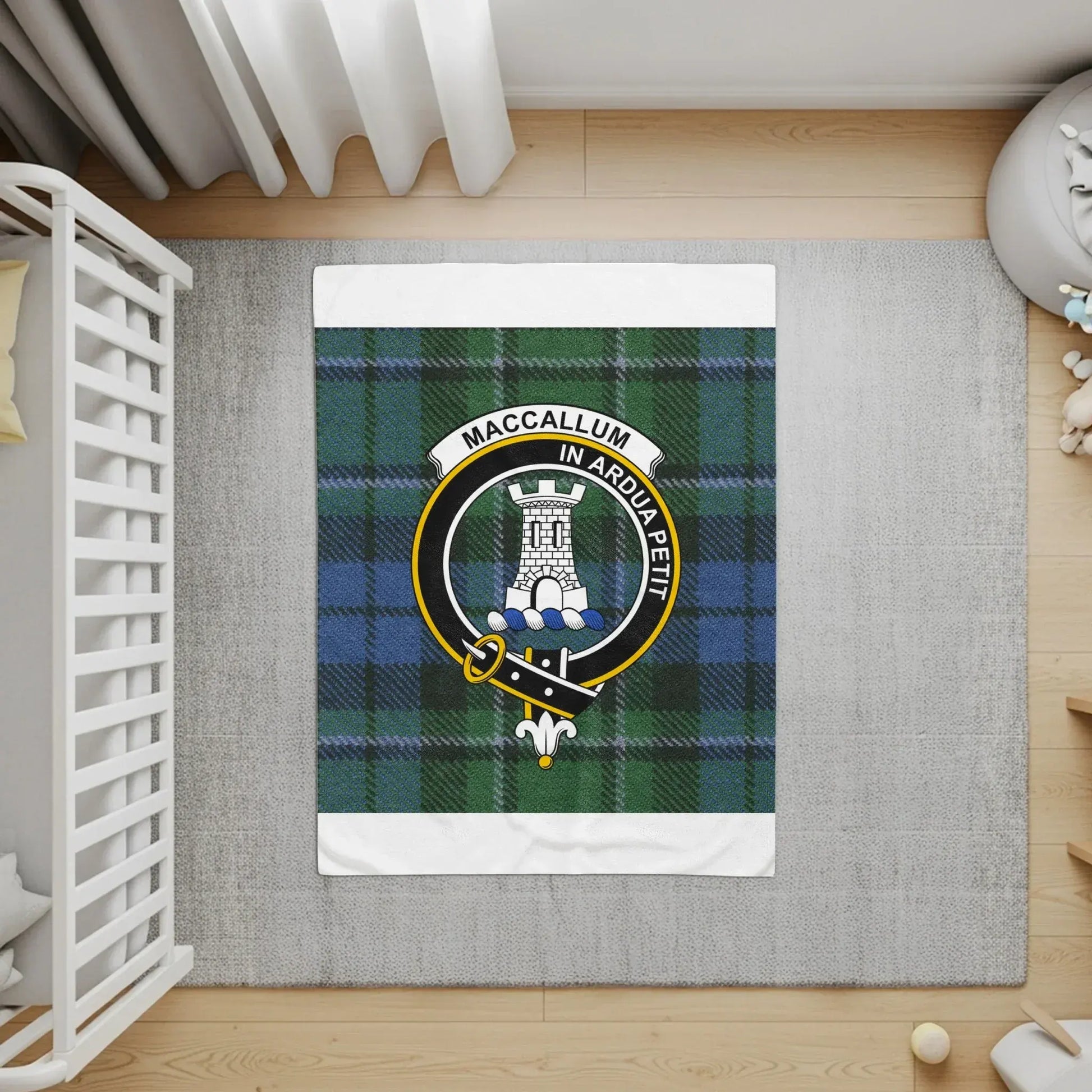 Maccallum In Ardua Petit Emblem Baby Blanket product