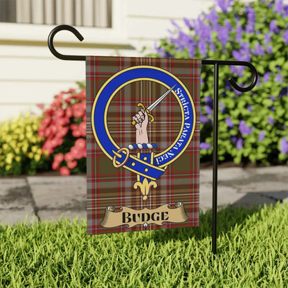 Scottish Clan Budge Tartan Garden Flag product type
