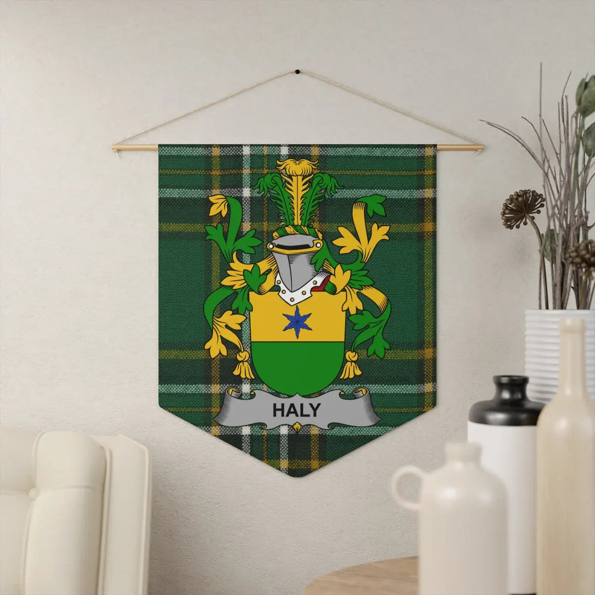 Scottish Heritage Family Crest Banner product