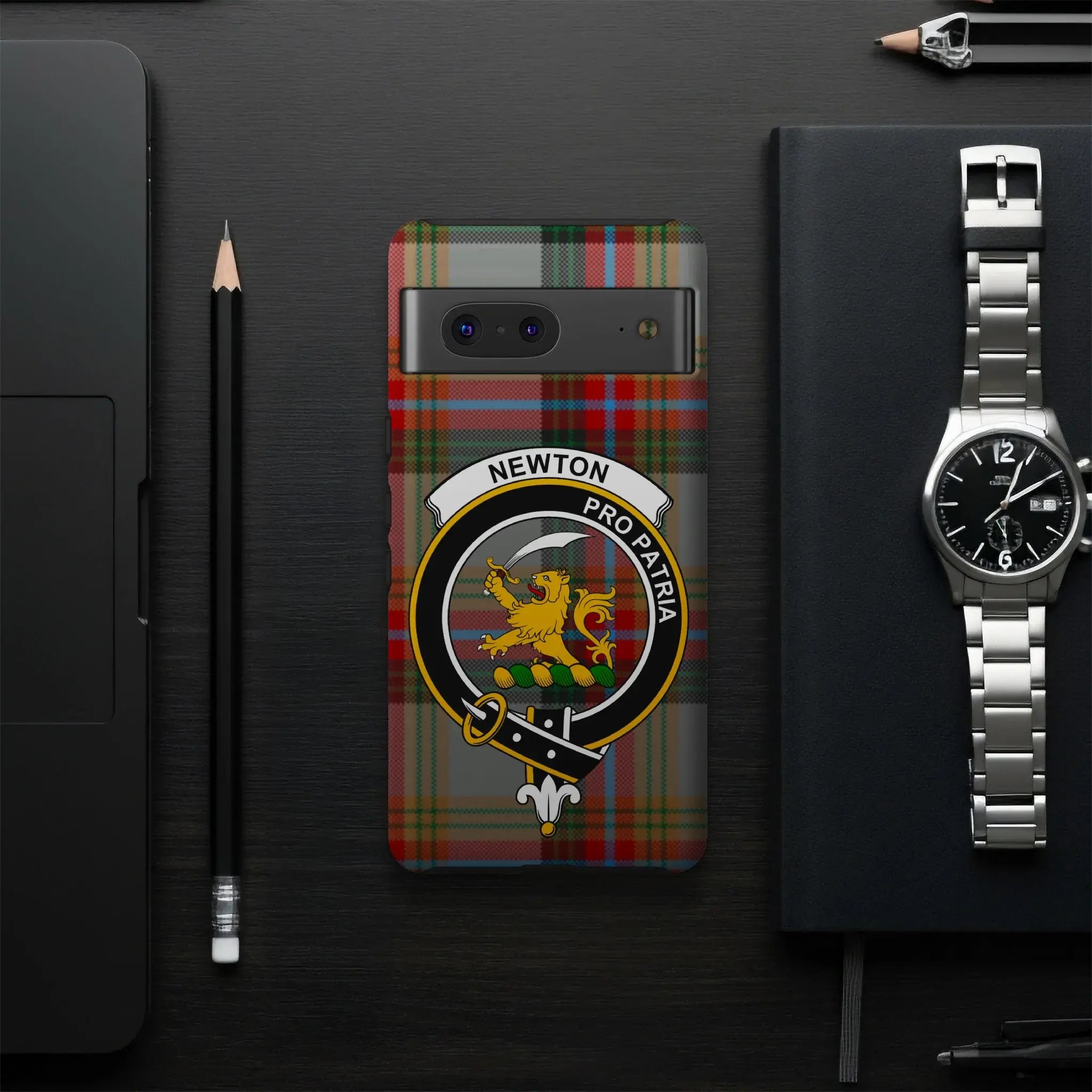 Newton Pro Patria Lion Tartan Phone Case Design