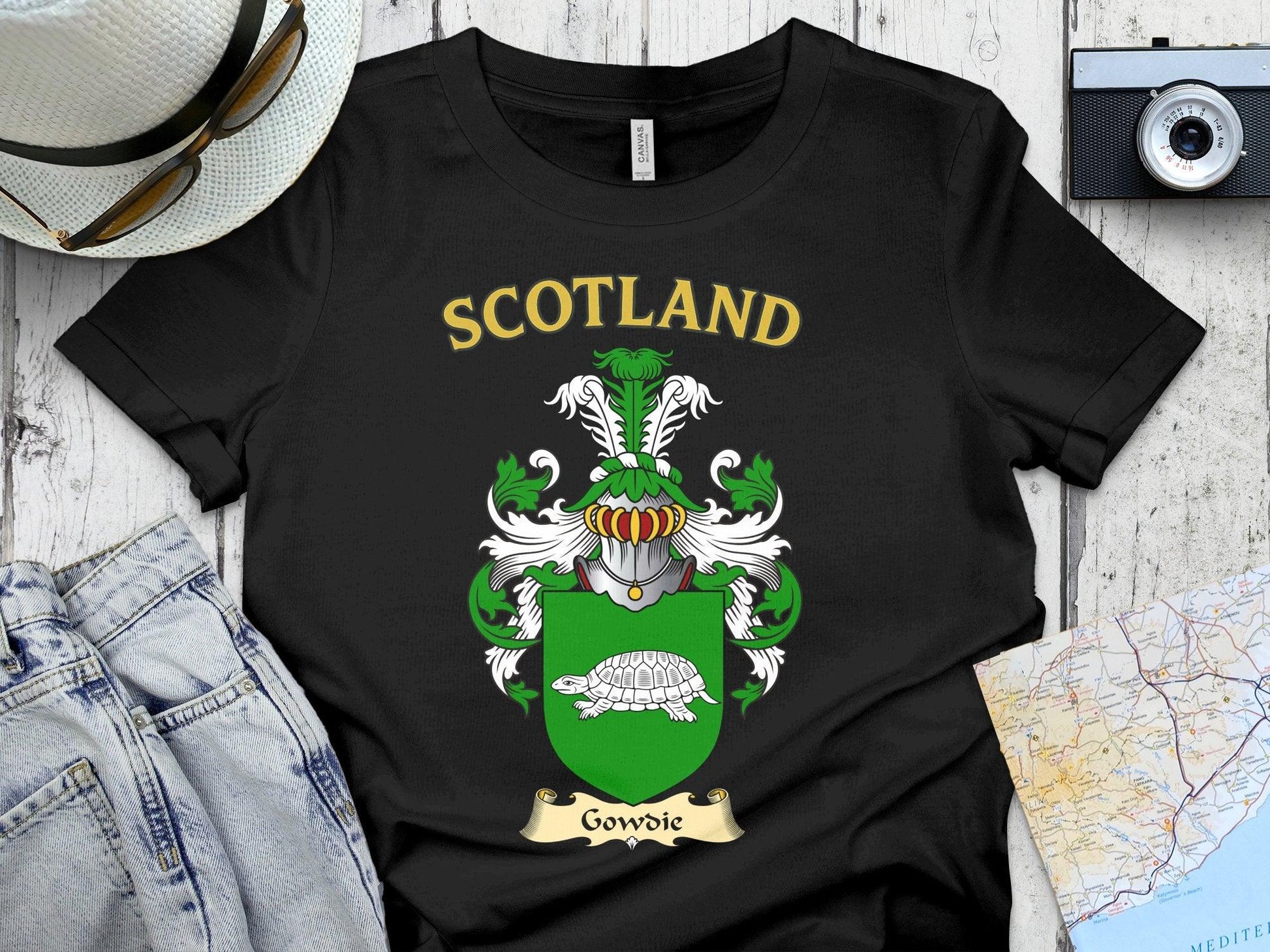 Scotland Coat of Arms Turtle Crest T-Shirt product type