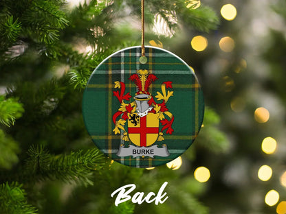 Family Crest Burke Ornament Christmas Decoration product