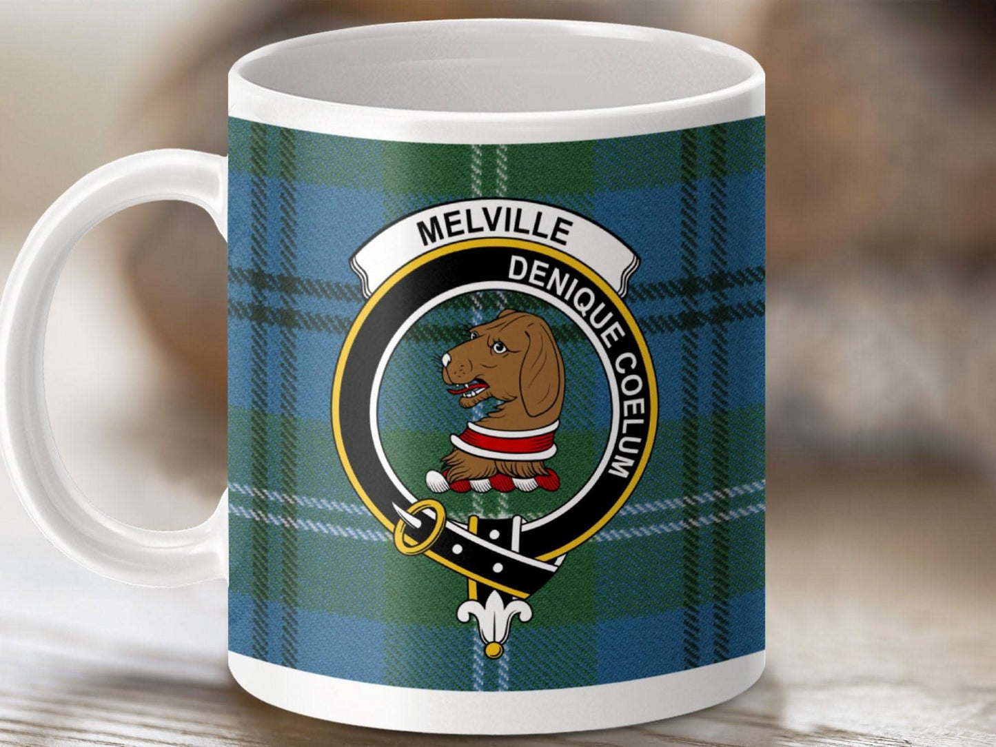 Melville Denique Coelum Mug Family Crest product
