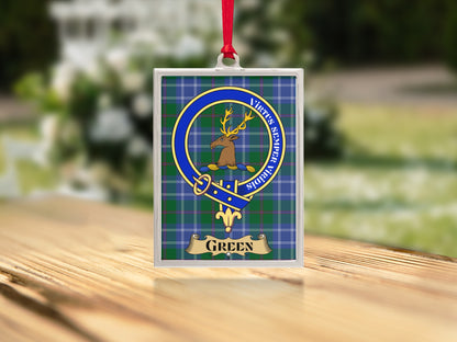 Virtue Symbol Plaid Pattern with Deer Banner product