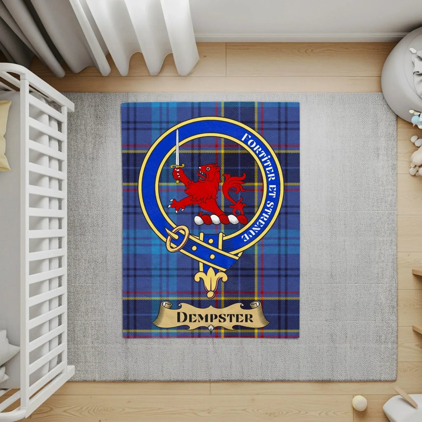 Fortiter et Strenue Dempster Logo Plaid product