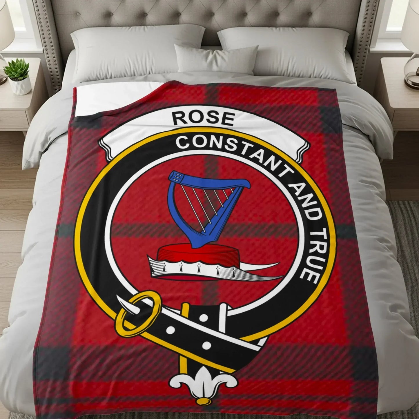 Constant and True Crest Design Comfortable Blanket product
