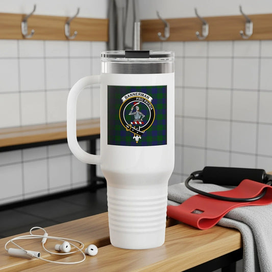 Bannerman Crest Tartan Insulated Travel Mug product