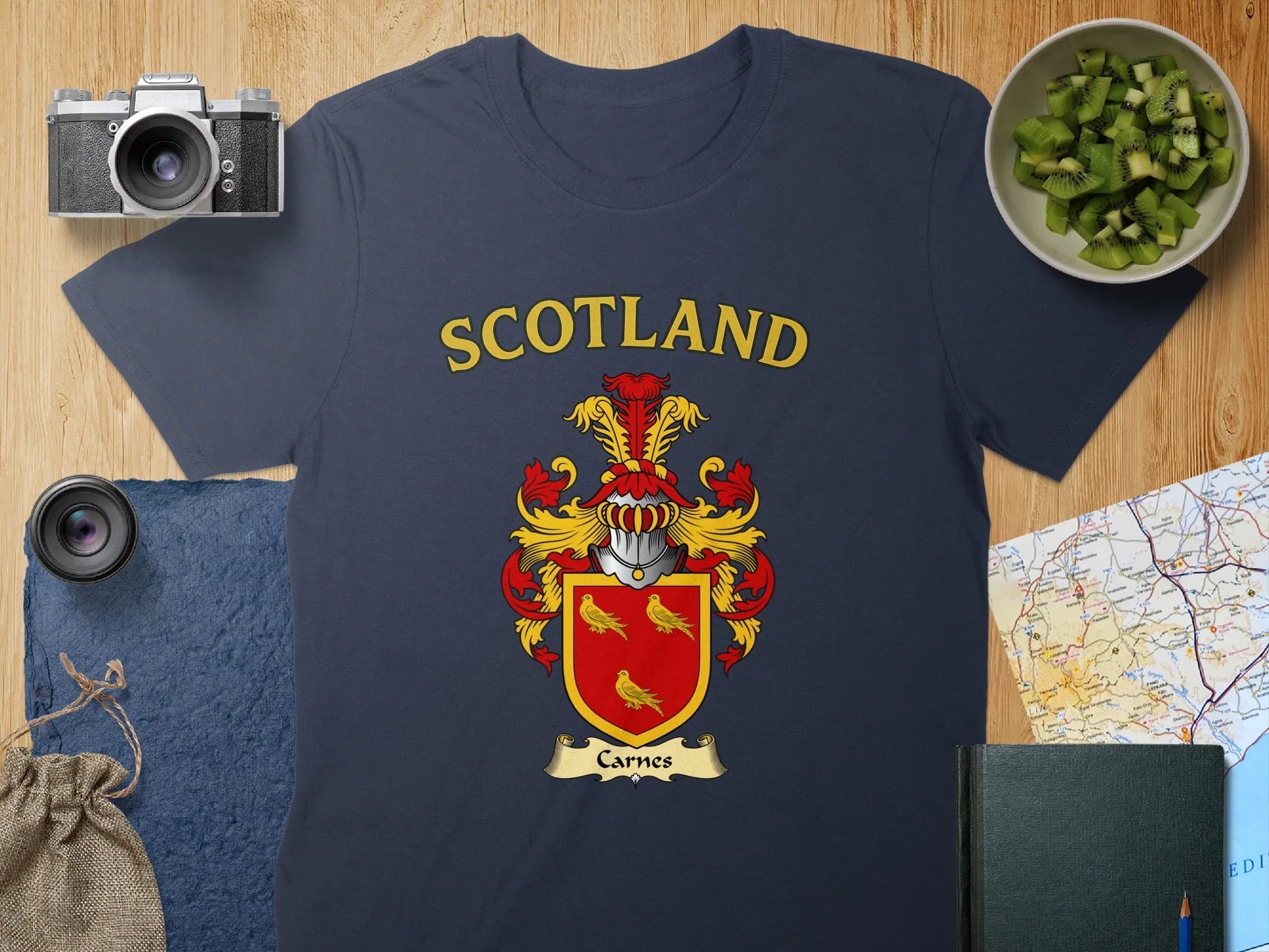 Scotland with Coat of Arms Printed T-shirt product