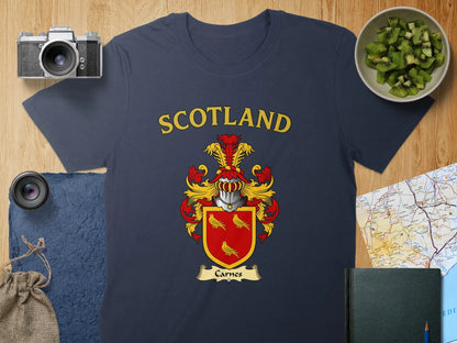 Scotland with Coat of Arms Printed T-shirt product