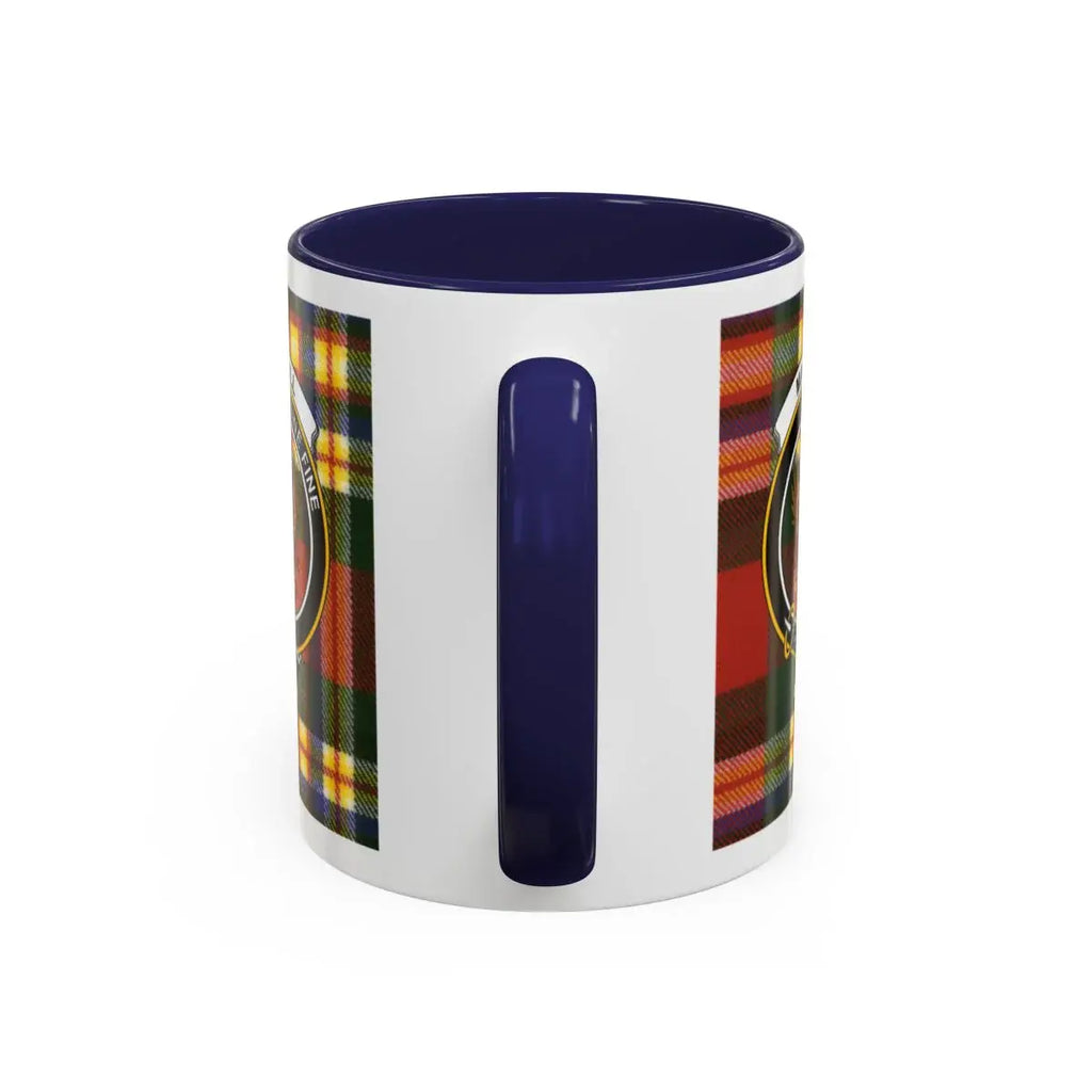 Scottish Tartan Crest Design Coffee Mug for Unique Style