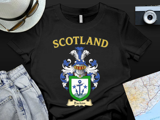 Scotland Barton Crest Graphic Men's T-shirt product type