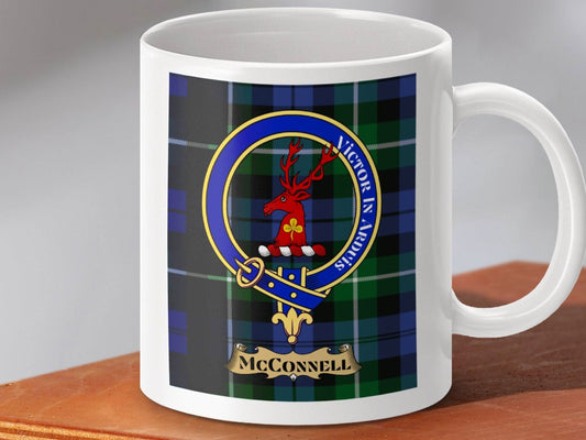 McConnell Clan Crest Emblem Personalized Mug product type