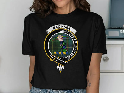 Scottish MacInnes Clan Emblem Graphic Tee product
