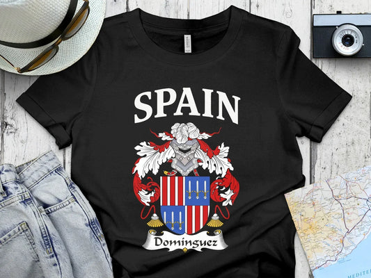 Spain Dominguez Family Crest Graphic Tee product