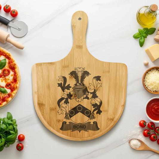 Personalized Family Crest Bamboo Cutting Board product type