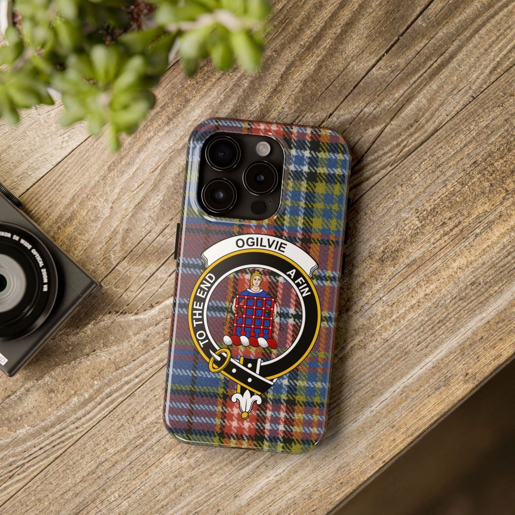 Ogilvie Clan Scottish Tartan Cell Phone Case - Celtic Ancestry Gifts