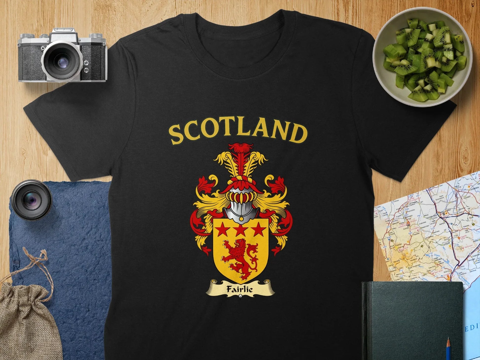 Scotland Fairlie Coat of Arms Graphic T-Shirt product