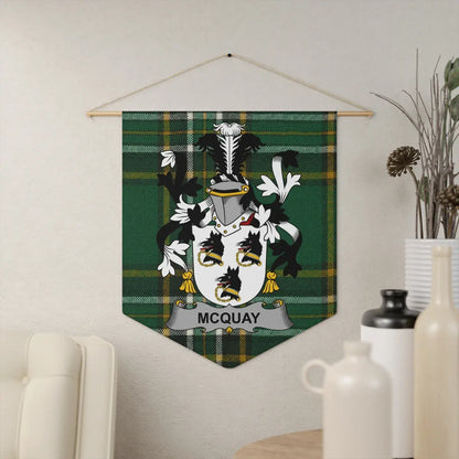 McQuay Family Crest Tartan Wall Banner product