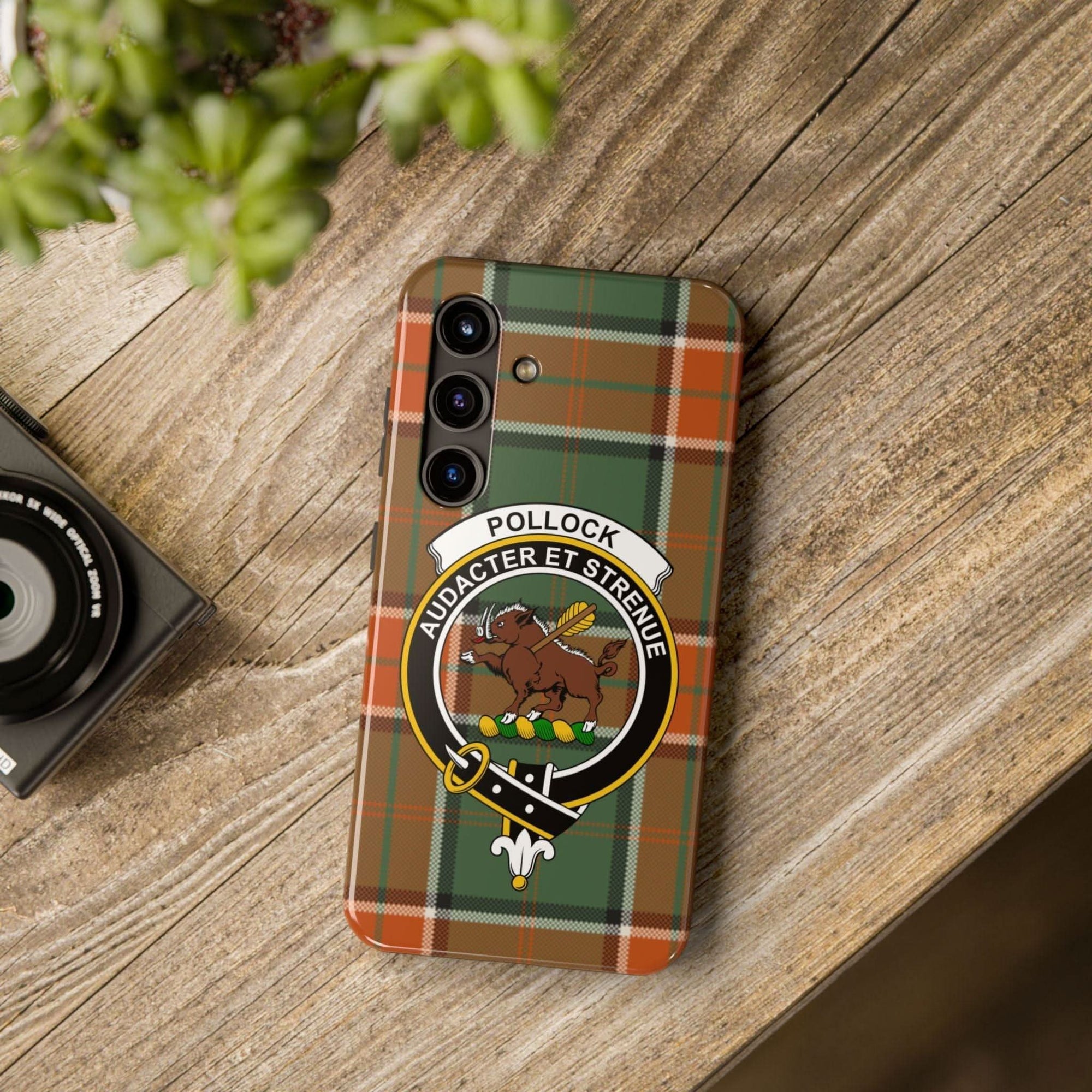 Pollock Clan Scottish Tartan Cell Phone Case - Celtic Ancestry Gifts