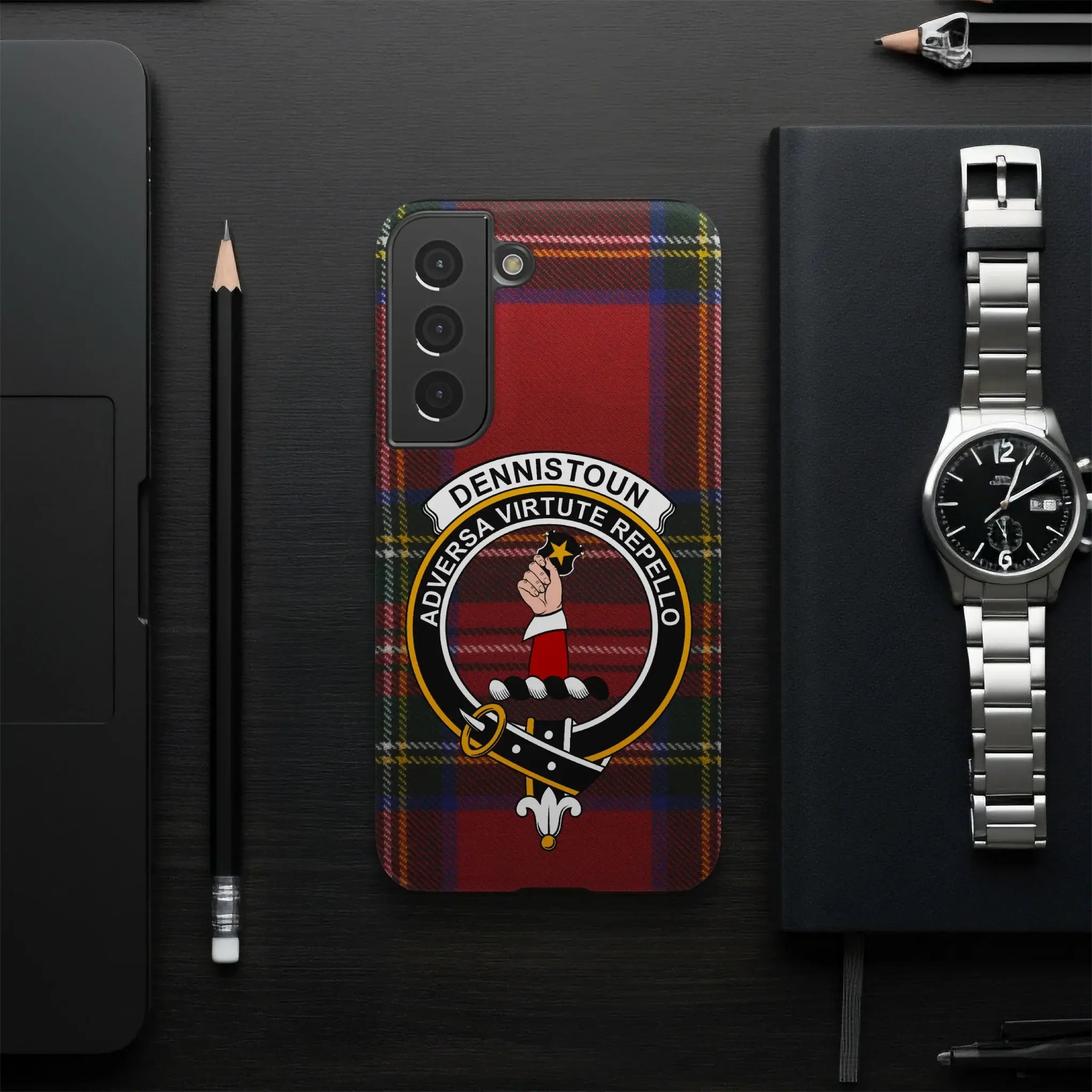 Dennistoun Adversa Virtute Repello Phone Case