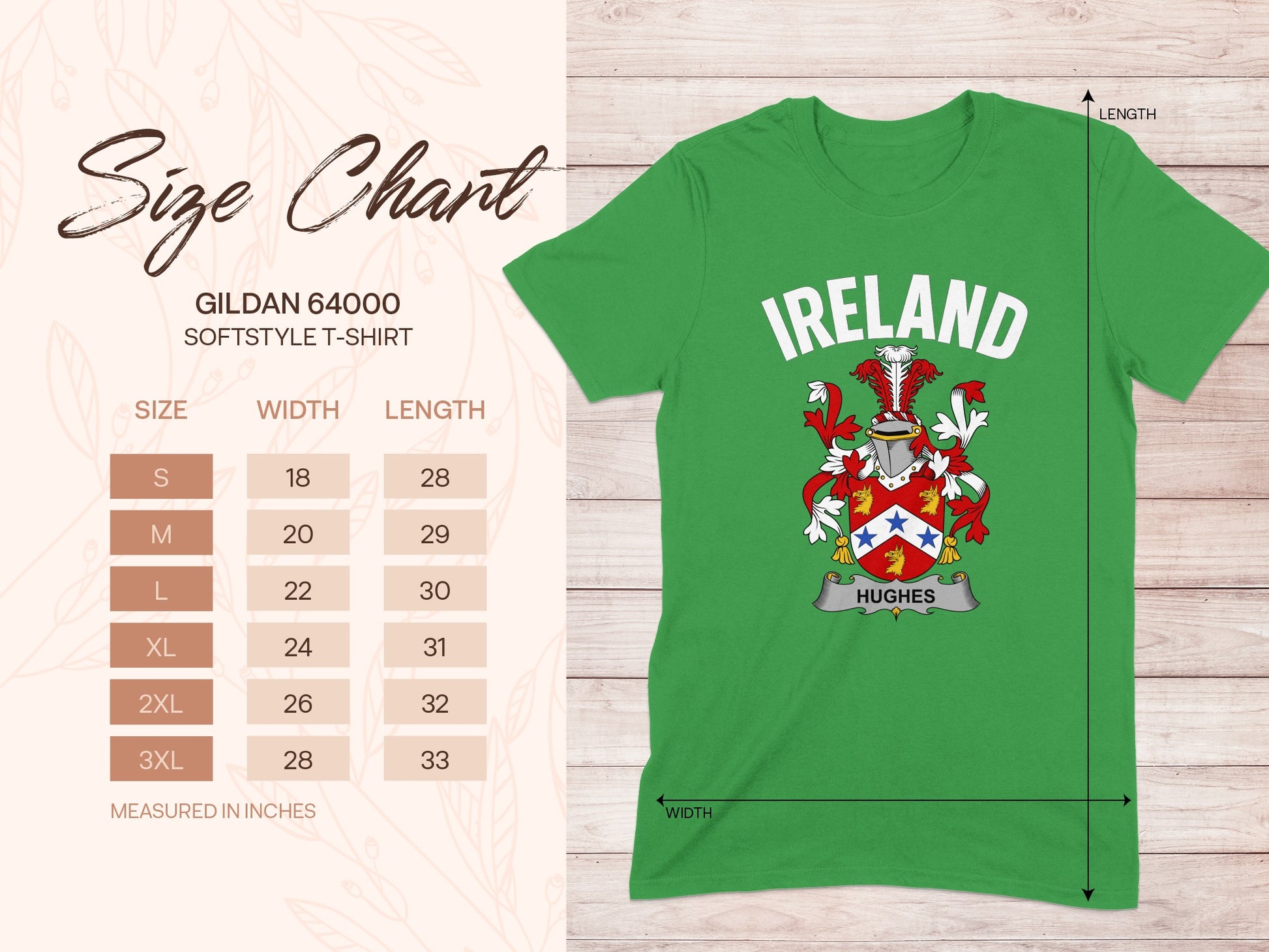 Ireland Hughes Gildan 64000 Softstyle T-shirt