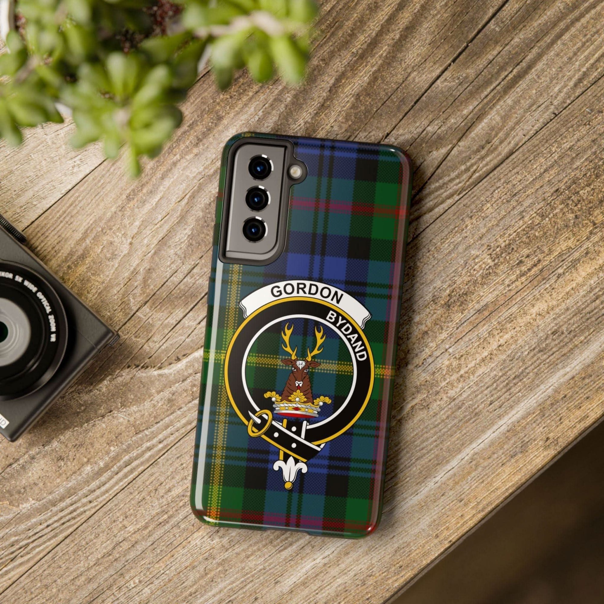 Gordon Clan Scottish Tartan Cell Phone Case - Celtic Ancestry Gifts