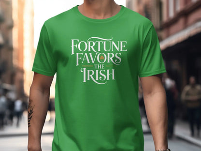 Fortune Favors The Irish Short Sleeve Shirt