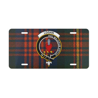 Logan Tartan Personalized Car Tag License Plate product type