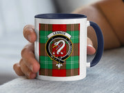 Clan Lennox Tartan Accent Mug – 11 oz & 15 oz