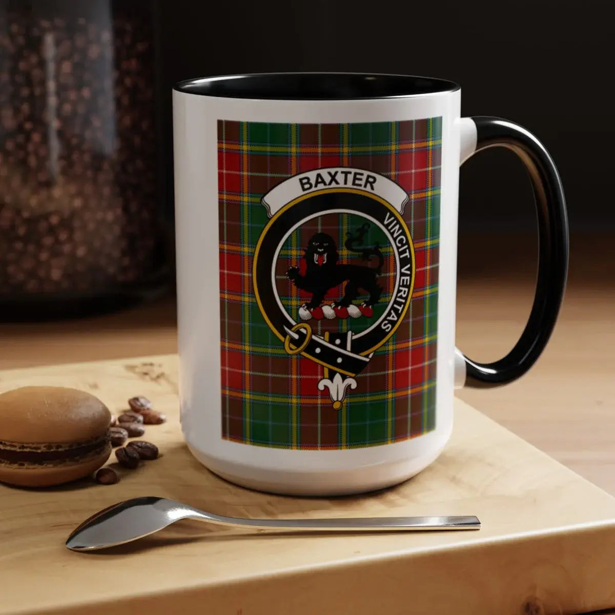 Baxter Clan Tartan Design Printed Ceramic Mug