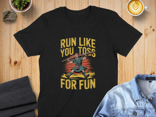 Run Like You Toss For Fun Graphic T-shirt product