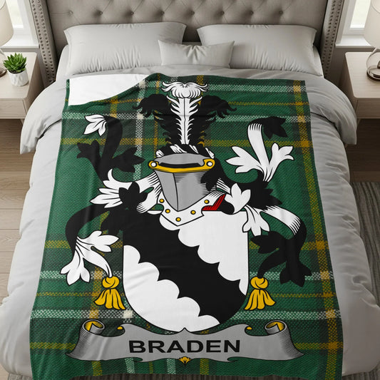 Family Crest Personalized Braden Blanket product