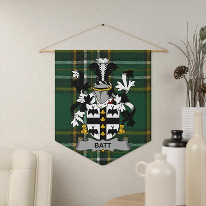 Batt Family Crest Plaid Wall Hanging Decor product